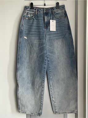 NWT HIDDEN Sammie High Rise Barrel Leg Jeans